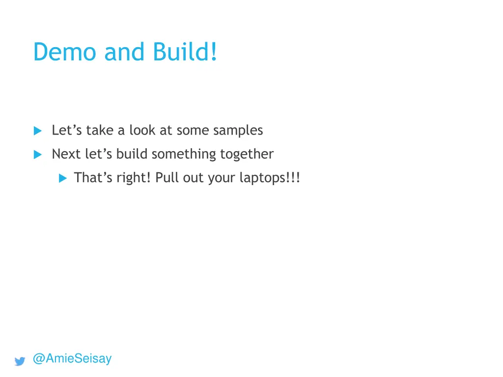 demo and build