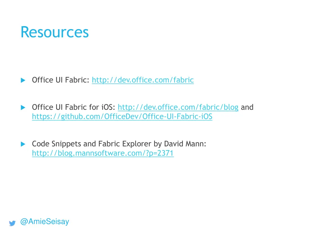 resources