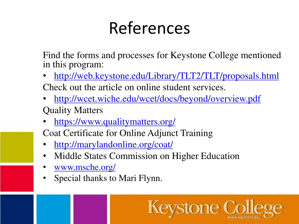 references