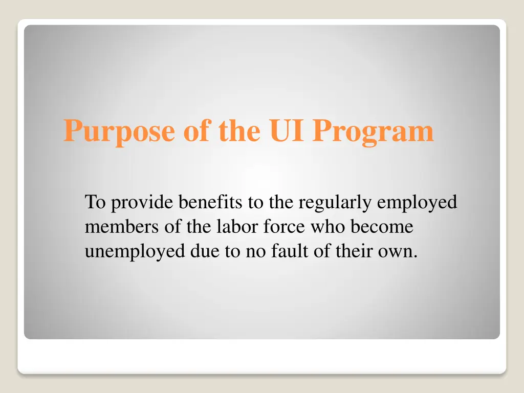 purpose of the ui program