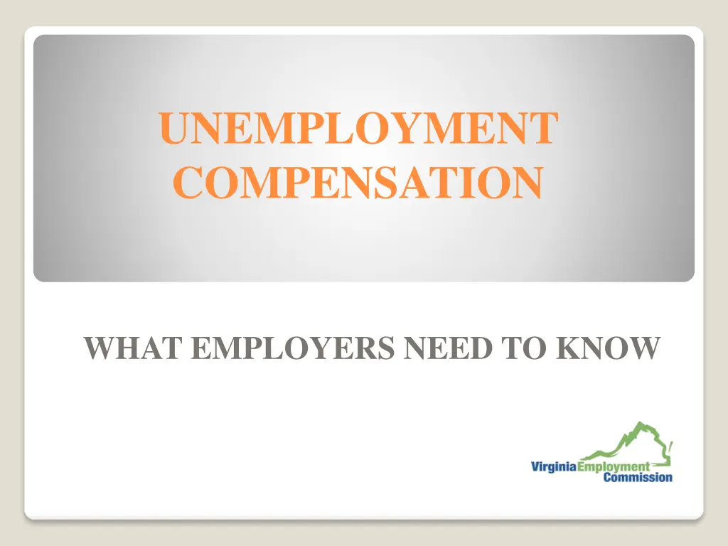 unemployment compensation