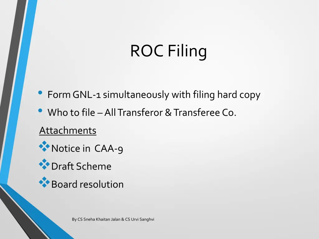 roc filing