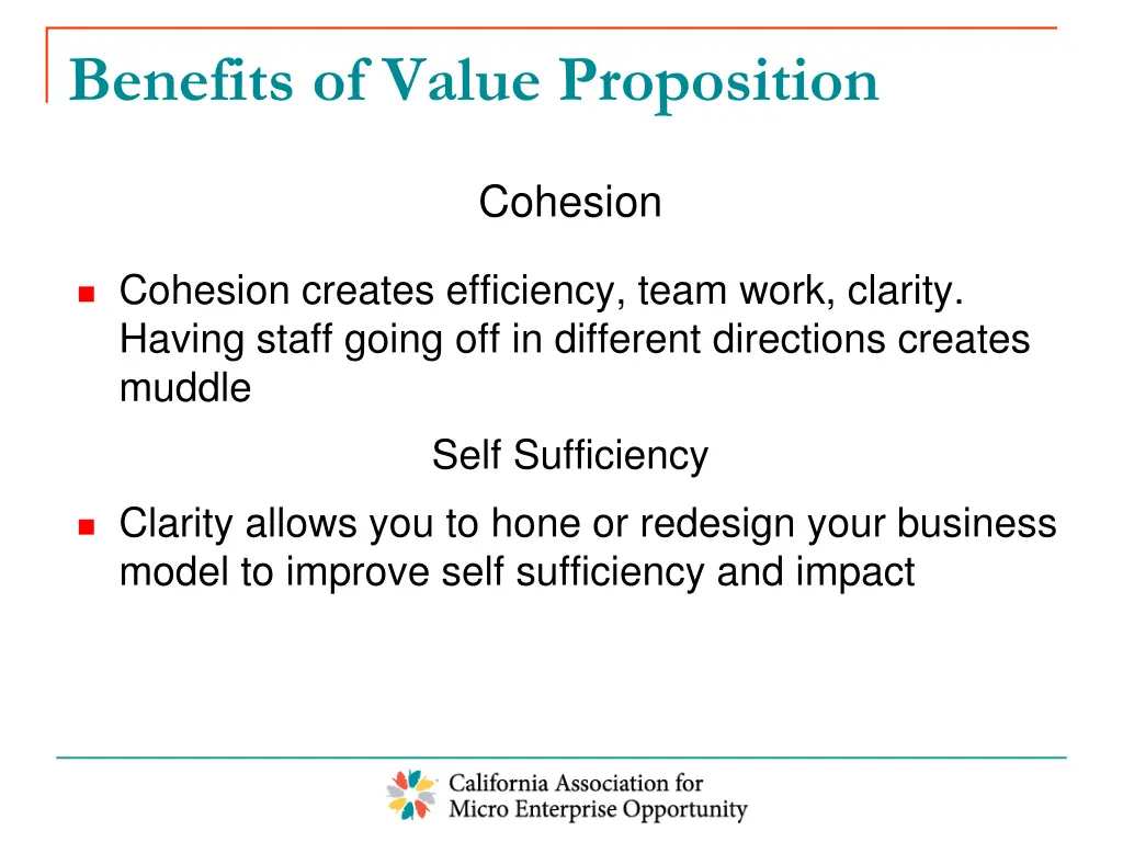 benefits of value proposition 1