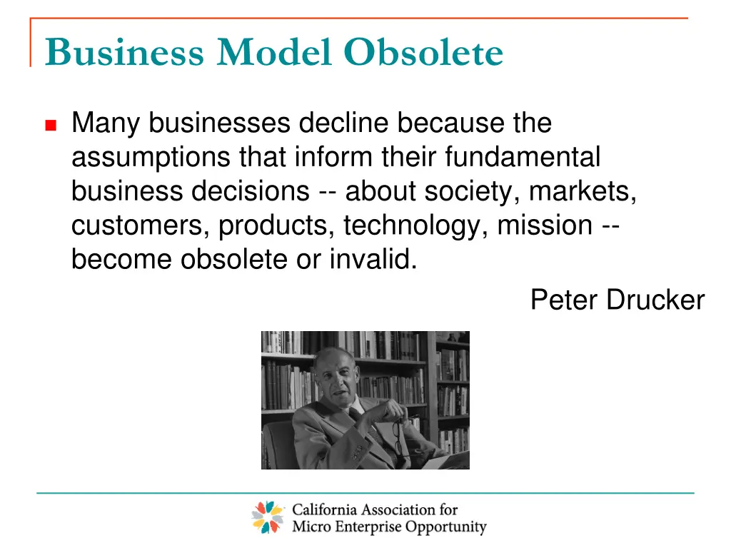 business model obsolete