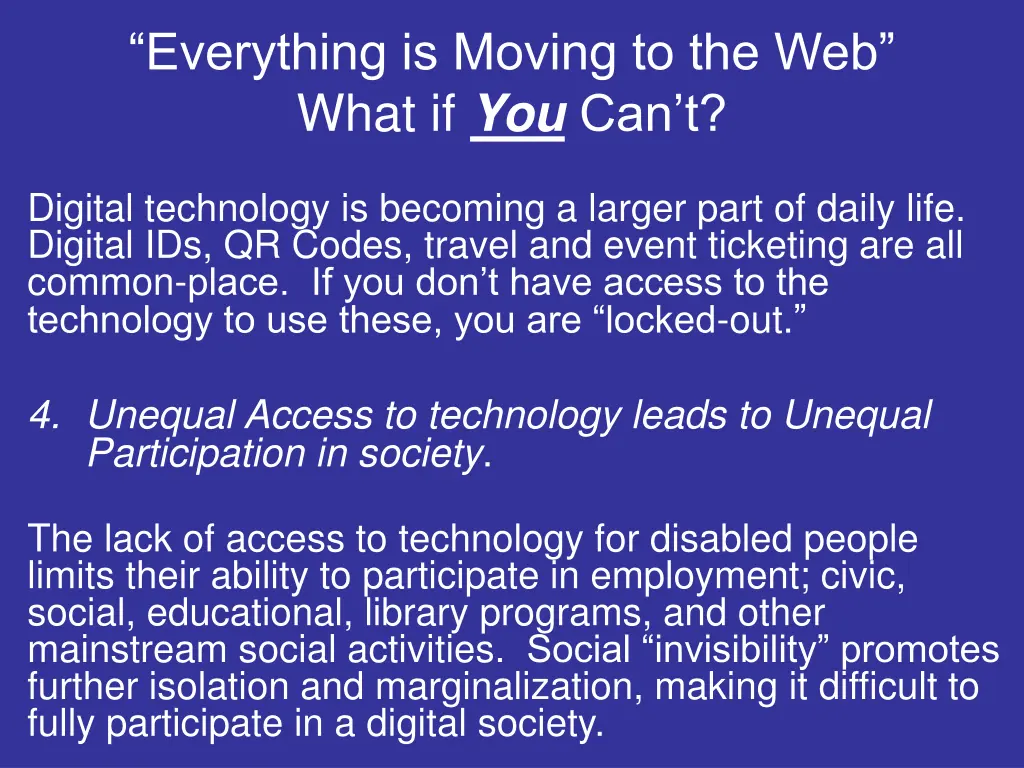 everything is moving to the web what if you can t