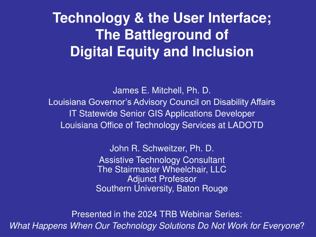 technology the user interface the battleground