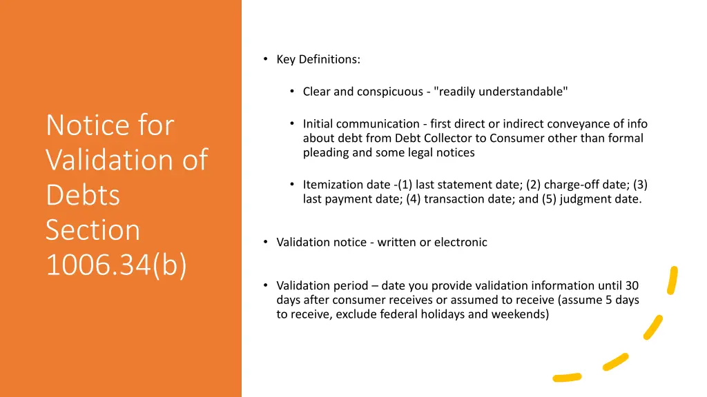 key definitions