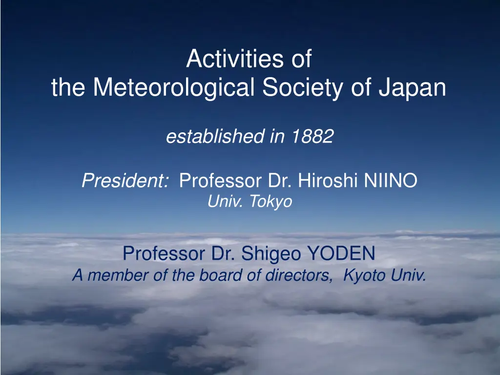 activities of