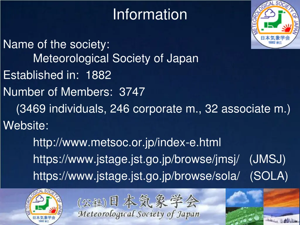 information