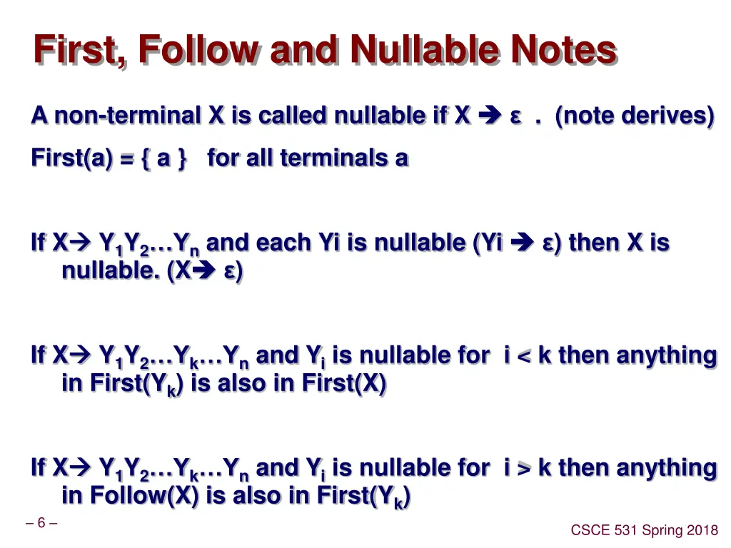 first follow and nullable notes