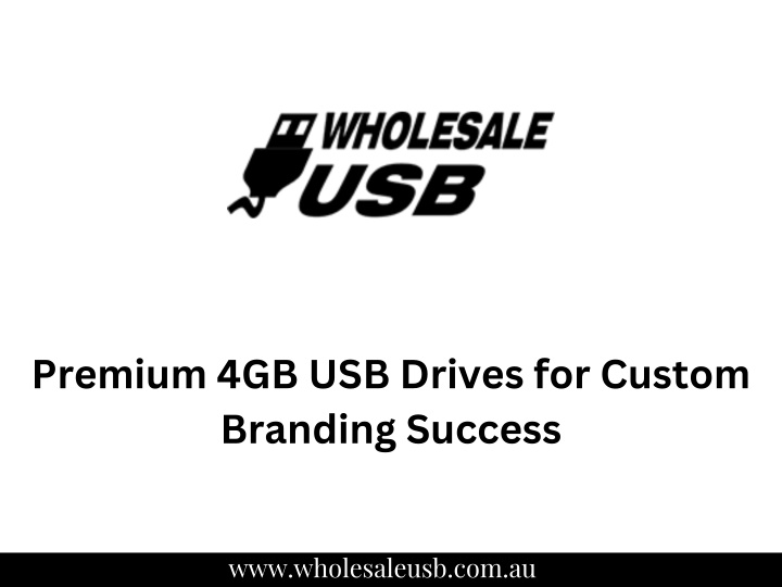 premium 4gb usb drives for custom branding success