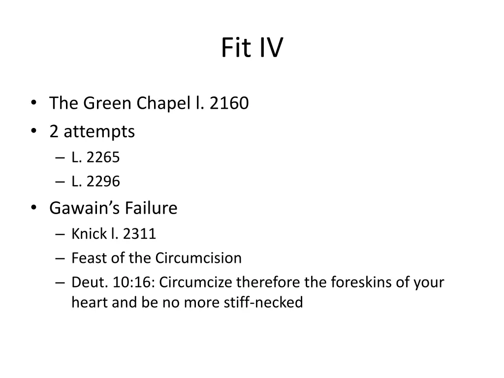 fit iv