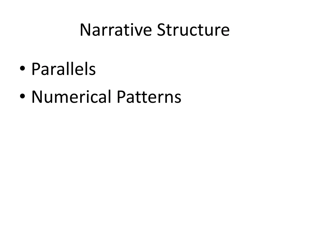 narrative structure