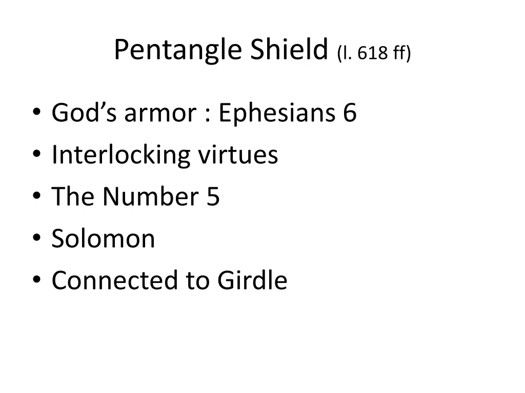 pentangle shield l 618 ff