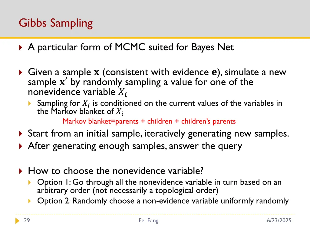 gibbs sampling