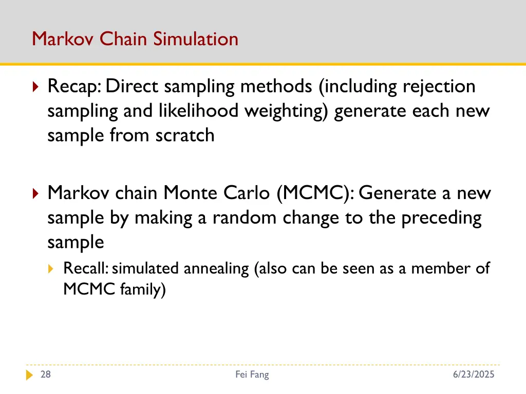 markov chain simulation