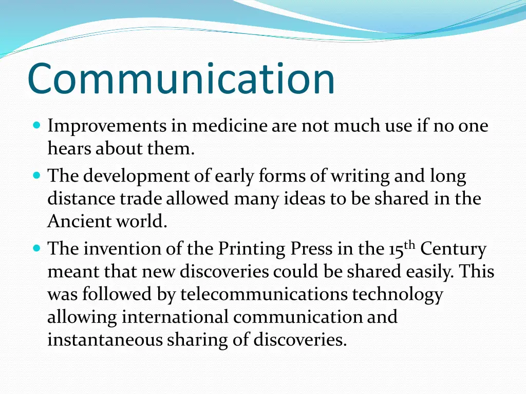 communication