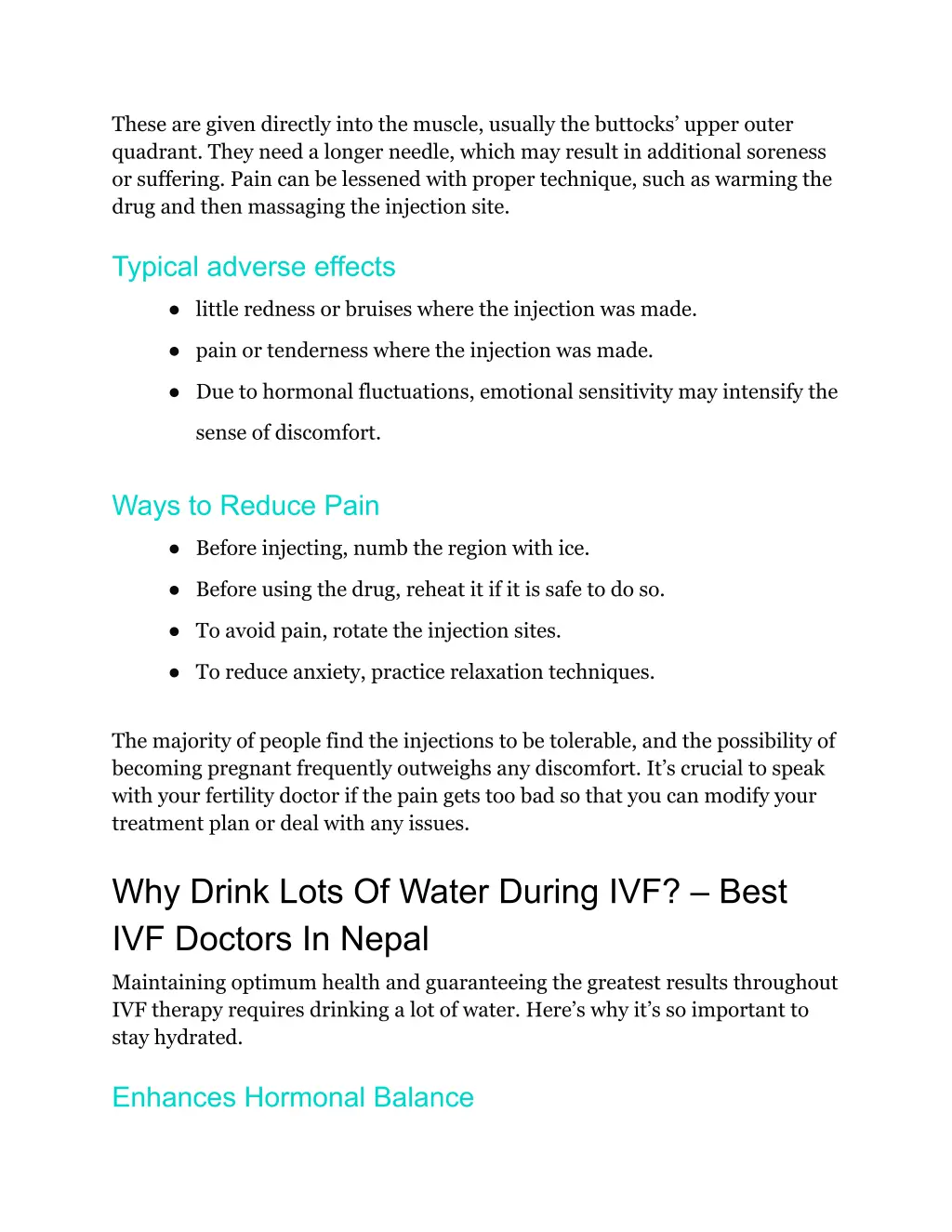 these are given directly into the muscle usually