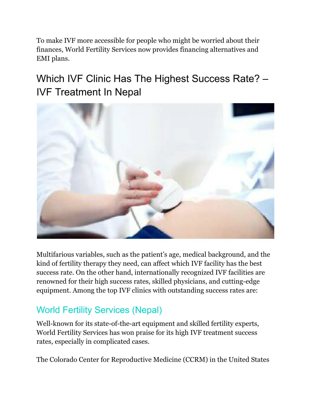 to make ivf more accessible for people who might