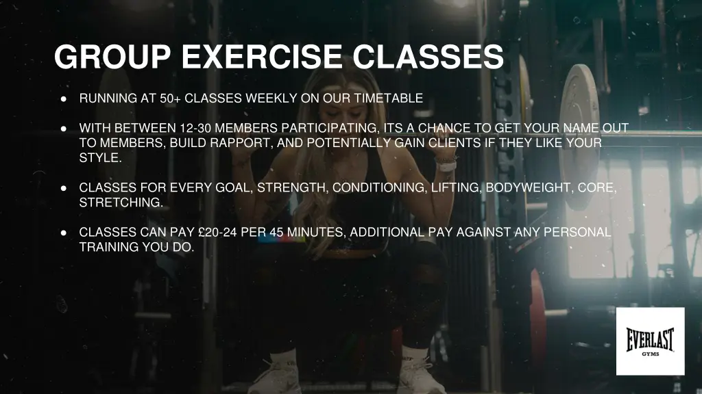 group exercise classes