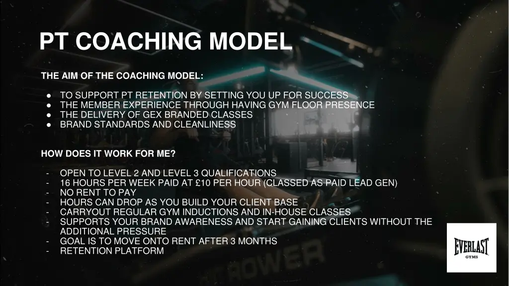 pt coaching model