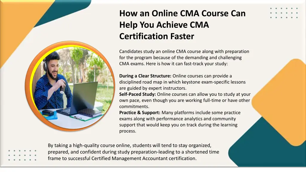 how an online cma course can help you achieve