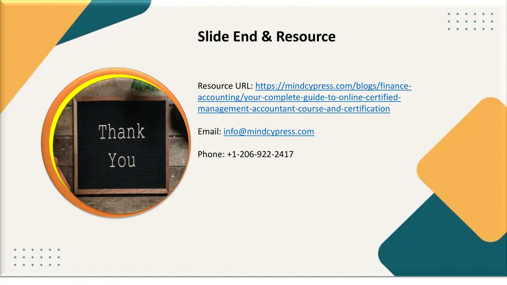 slide end resource