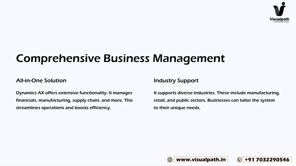 comprehensive business management