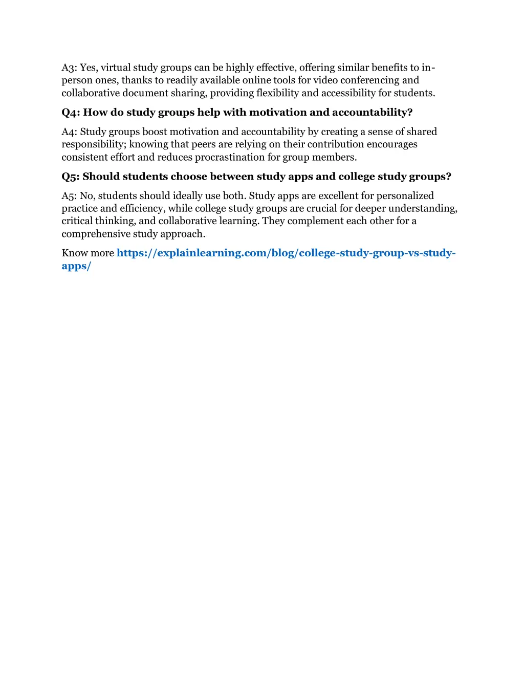 a3 yes virtual study groups can be highly