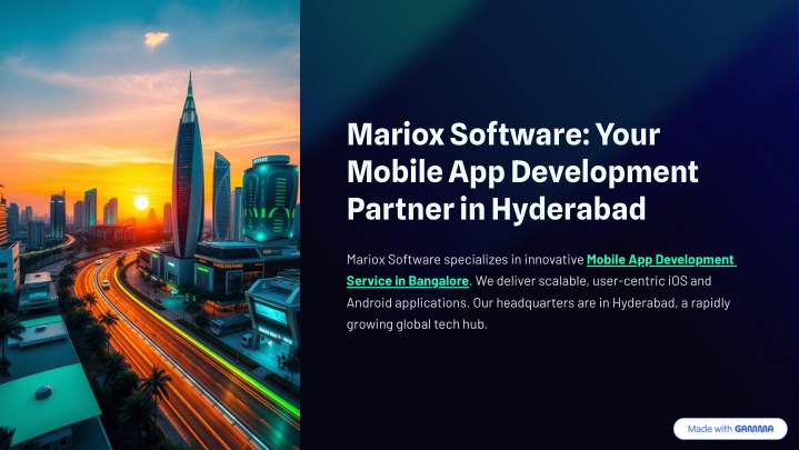 mariox software your mobile app development