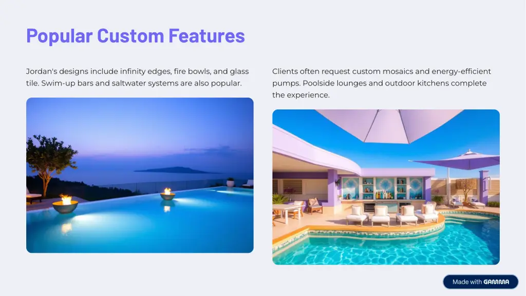 popular custom features