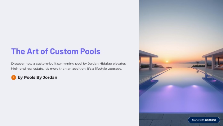 the art of custom pools