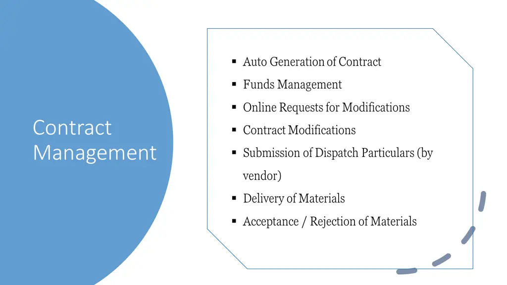 auto generation of contract