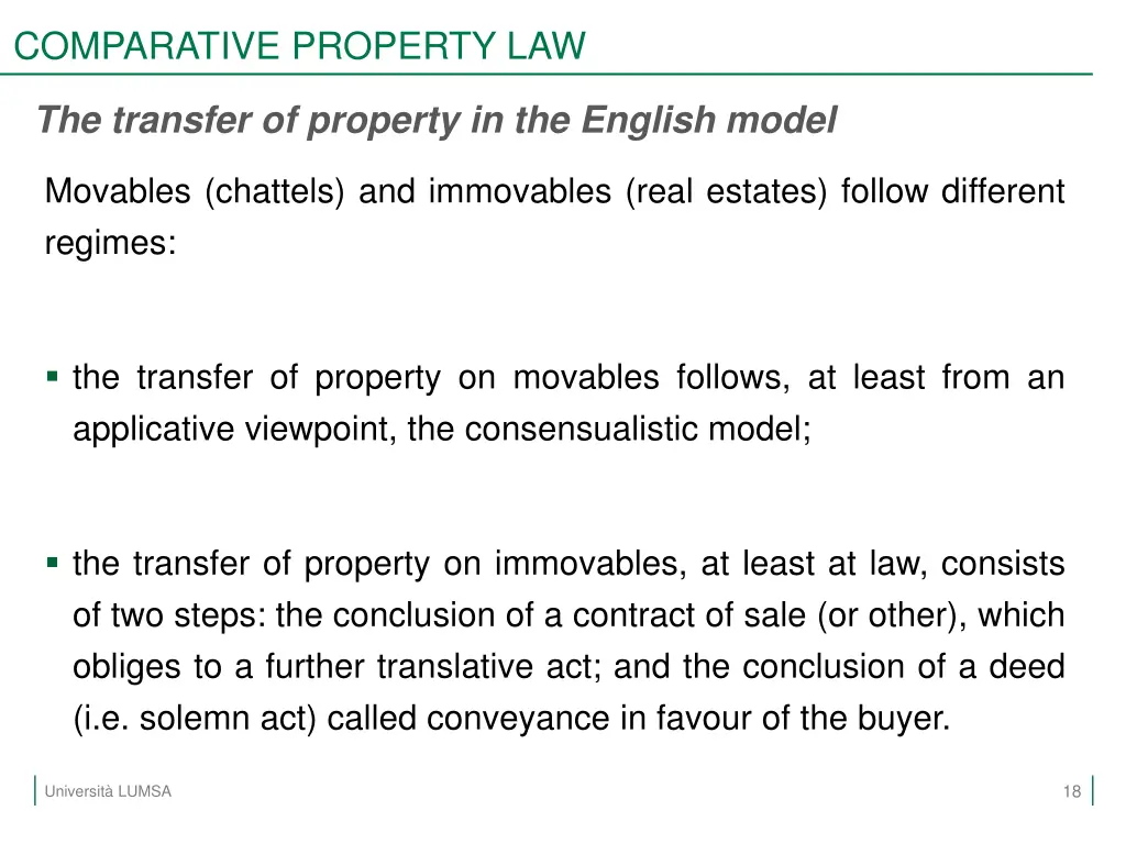 comparative property law 16