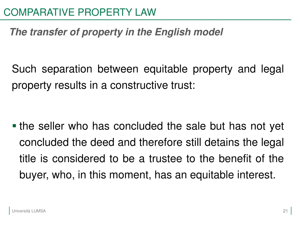 comparative property law 19