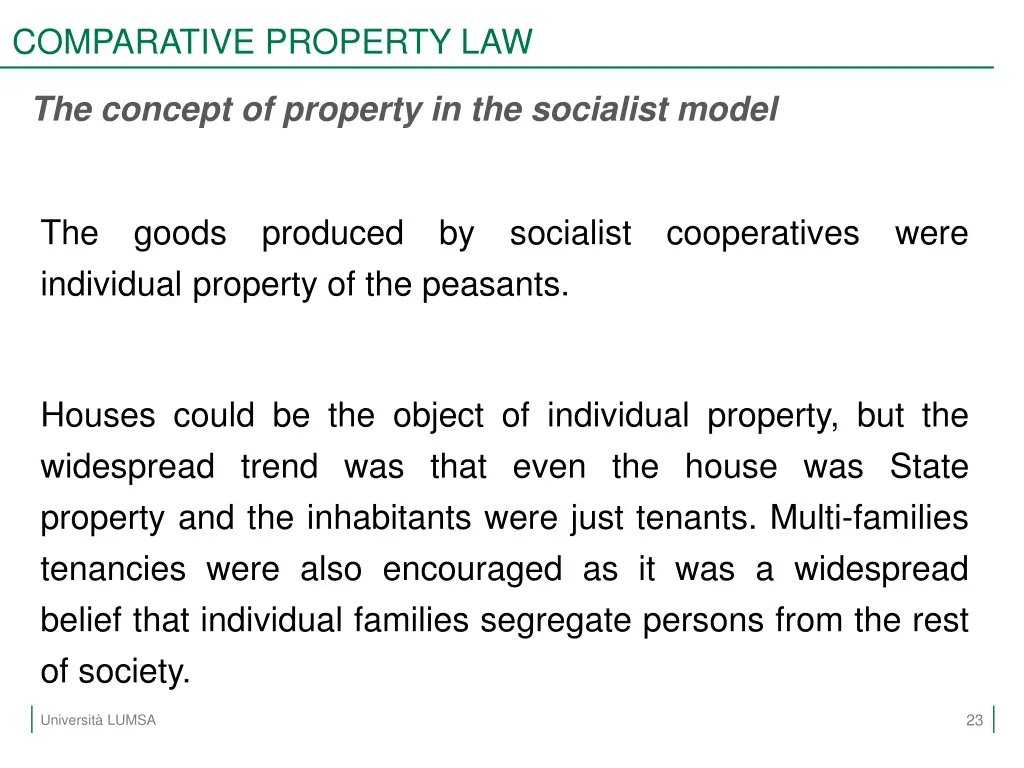 comparative property law 21