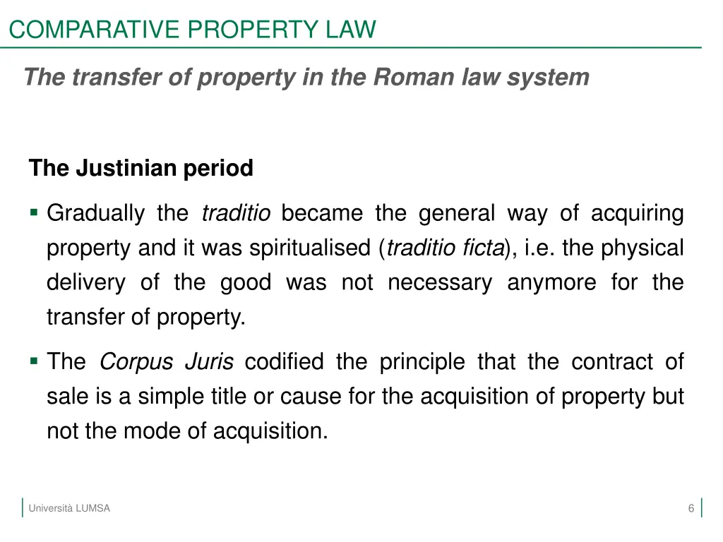 comparative property law 4