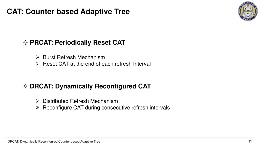 cat counter based adaptive tree