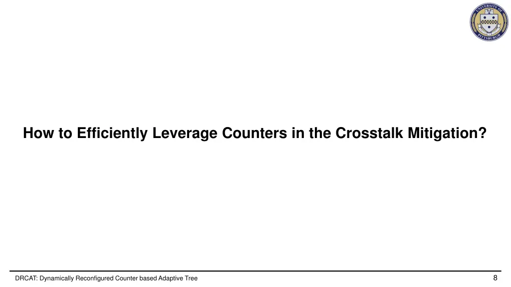 how to efficiently leverage counters