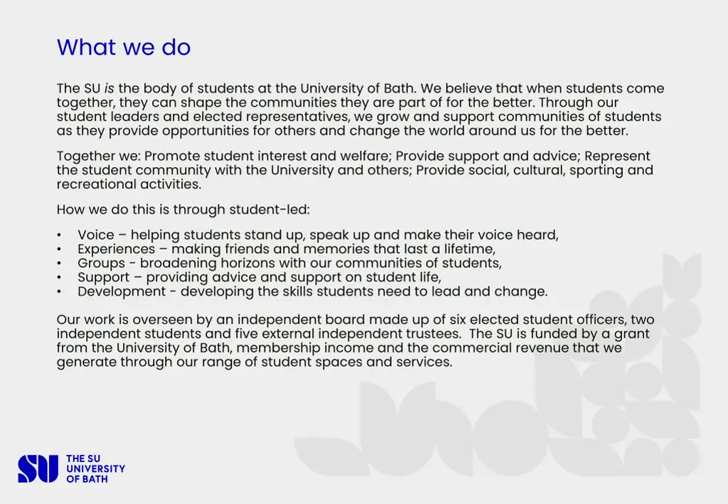 what we do