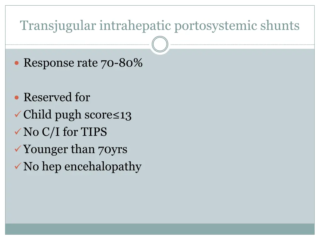 transjugular intrahepatic portosystemic shunts