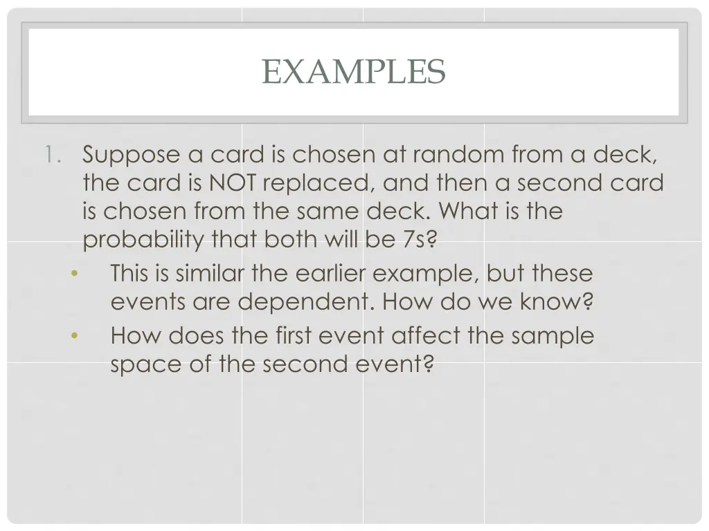 examples 1