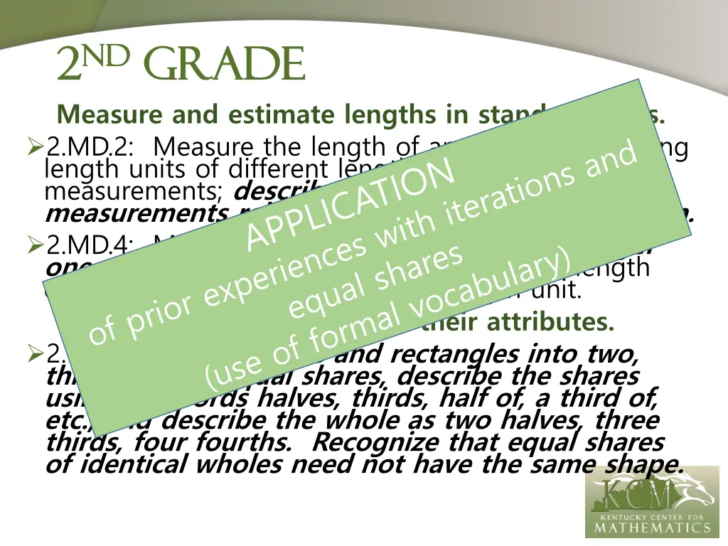 2 2 nd measure and estimate lengths in standard