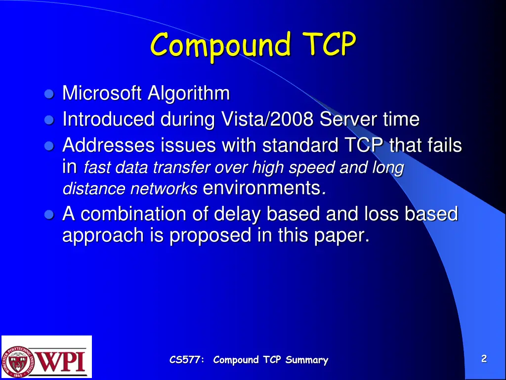 compound tcp