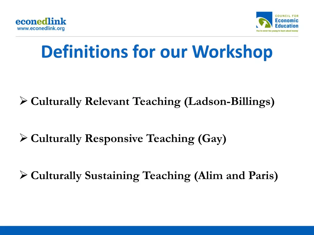 culturally relevant teaching ladson billings
