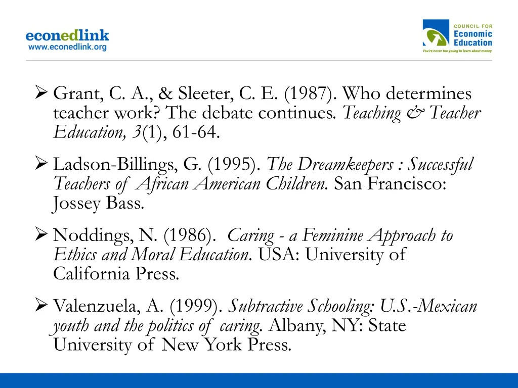 grant c a sleeter c e 1987 who determines teacher