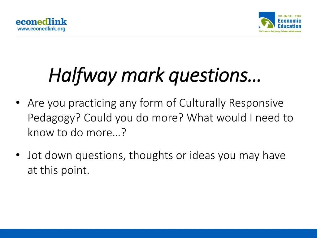 halfway mark questions halfway mark questions