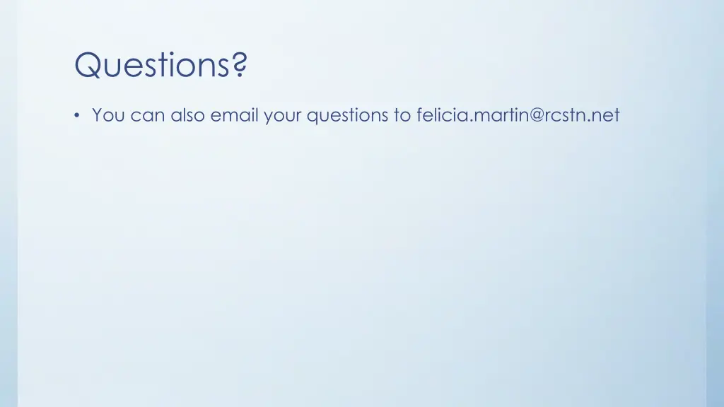 questions