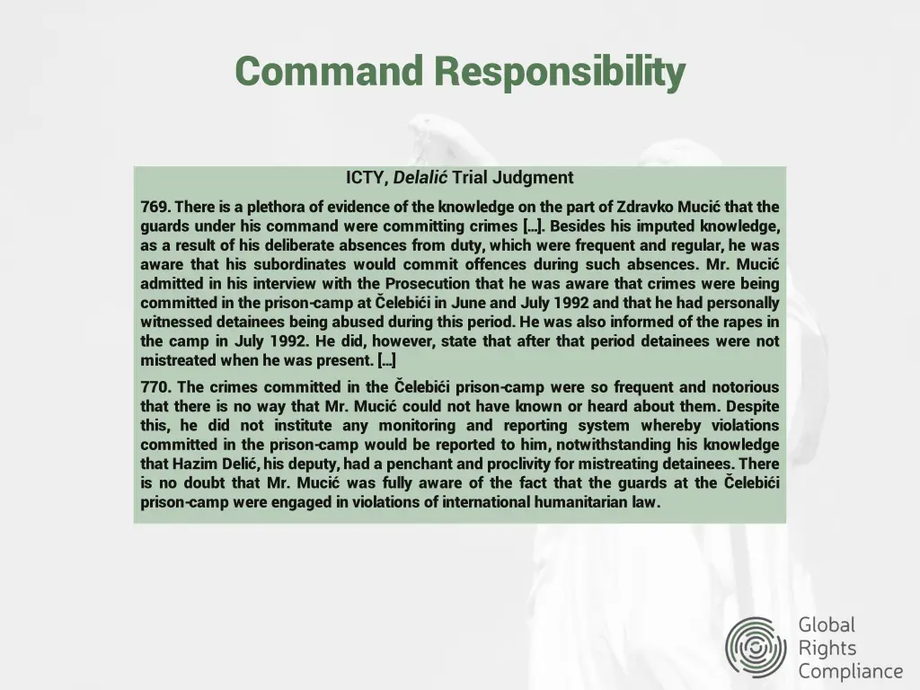 command responsibility