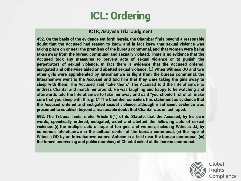icl ordering